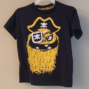 Black Pirate short sleeved tee shirt